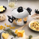 Gurme Süzgeçli Makarna Tenceresi 2 Parça-Inox - Standart