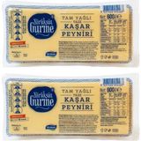 Gurme Tam Yağlı Taze Kaşar Peyniri 600 gr 2 Li Paket - 1,2 kg