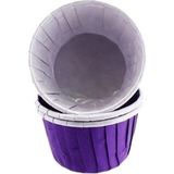 Gurmender Depposıte Cupcake Kalıbı Büyük Boy Düz Renk 62*40 mm - 100 Adet Mor