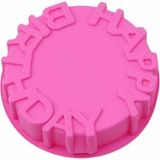 Gurmender Happy Bırthday Yazılı Kek Pasta Kalıbı 20.5 cm x 4.5 cm