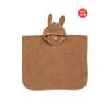 GÜRPAMUK HOME & BABY OUTLET İHRACAT %100pamuk Kız-Erkek Çocuk Deniz, Plaj, Havuz, Banyo Havlu Panço KULAKLI TAVŞAN/TABA