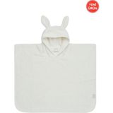 Gürpamuk Home Baby Outlet Ihracat Pamuklu Kapşonlu Kız-Erkek Çocuk Deniz, Plaj, Havuz, Banyo Havlu Panço Kulaklı - Ekru - 1 - 4 Yaş