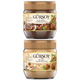 Gürsoy Kahvaltı Sofrasının Gözdesi 400Gr Kakaolu Fındık Kreması Ve 400Gr Sütlü Fındık Kreması