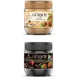 Gürsoy Sütlü Fındık Kreması 400 gr & 400 gr Gürsoy Bitter Kakaolu Fındık Kreması