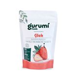 Gurumi Foods Çilek Kuru Meyve Cipsi- Dondurularak Kurutulmuş Freeze Dried Çilek