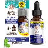 GuruNanda Konsantre Ağız Bakım Suyu 59 ml Wild Mint Aromalı Doğal Özlü Yağlar ile Ferahlatıcı Etki - 1 Adet