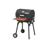 Guruss 50 cm Kömürlü Barbekü Mangal Siyah Renkli Kapaklı Tekerlekli Kolay Taşınabilir