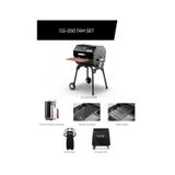 Guruss CG-050 GRS10 Kömürlü Barbekü Mangal Tam Set siyah