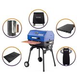 Guruss CG-050 Kömürlü Barbekü Mavi Mangal Tam Set