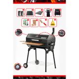 Guruss CG-075 Döküm Full Paket | Döküm Izgara + Baca + Pürmüz + Aksesuar Seti | (Siyah)