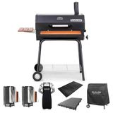 Guruss Cg-075 Kömürlü Barbekü Tam Set | Kömürlü Mangal