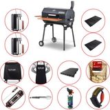 Guruss CG-075 Silver Paket Kömürlü Barbekü Mangal
