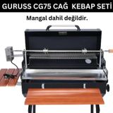 Guruss Cg75 Cağ Kebap Seti - Cağ Aparatı Ve Çevirme Aparatı