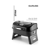Guruss Go & Grill Barbekü Mangal Siyah Model:grs31 siyah