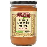 Gurvita Jöle Kıvamında İlikli Kemik Suyu Sebzeli 660 Ml
