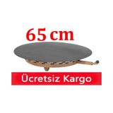 Güryan 65 Cm Tüplü Ekmek Sacı Tüplü Katmer Ekmek Sac Ocak