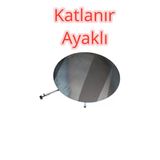 Güryan Katlanır Ayaklı Tüplü Saç 75 Cm Gözleme Katmer Yufka Sacı