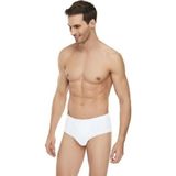 Güryıldız 24501 Beyaz 12 Adet Erkek Büyük Beden Penye Slip Külot