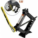 Gusion 1.5 Ton Cırcır Kollu Kriko Araç Kaldırma Işlemleri Sağlam Çelik Gövdesi Lastik Değiştirme, Bakım - 1,5