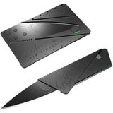 Gusion Cardsharp Kredi Kartı Şeklinde Bıçak Kutusuz Cep Çakısı Paslanmaz Çelik - Siyah