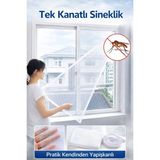 Gusion Yapışkanlı Tek Kanat Sineklik 1 Adet 125 cm x 75 cm Boyutunda Sinek, Sivrisinek ve Diğer Uçan Haşereler - 125 x 75 cm - 125. x 75 cm
