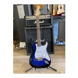 guson Strat Kasa Mavi Blueburst Elektro Gitar Sss ( Kılıf, Pena, Askı, Kablo Hediye )