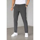 Gussi Erkek Antrasit Renk Kaliteli Esnek Likralı Slim Fit Kumaş Pantolon