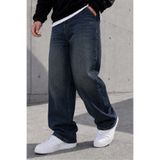 Gussi Erkek Baggy Fit Likrasız Rahat Kesim Kahve Tintli Jean Pantolon