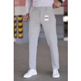 Gussi Erkek Gri Renk Kaliteli Esnek Likralı Slim Fit Kumaş Pantolon