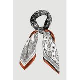 Gusto Bohem Bandana Desenli Fular - Siyah