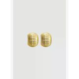 Gusto Kabartmalı Küpe - Gold
