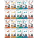 Gusto Karışık Sıvı Kedi Ödül Maması 15GR (4'lü) - 20 Adet