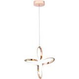 Gusto Lighting Lily Tek Top LED Sarkıt Avize,gold,3 Renk Yanabilen LED Avize, Modern Salon Oda LED Avize