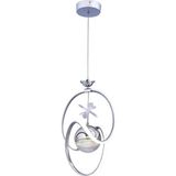 Gusto Lighting Sirius Tek Top LED Sarkıt Avize,krom,3 Renk Yanabilen LED Avize, Modern Salon Oda LED Avize