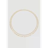 Gusto Sallantılı Uzun Kolye - Gold