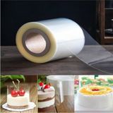 Gusto Şeffaf Desensiz Pasta Yan Dekor Film Jelatin-Krema Tutucu Transfer Jelatin 9 cm - 25 mt - -- - 0