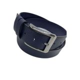 Gutiero 4 cm%100 Hakiki Deri Lacivert Erkek Kemer 120 CM gutieroNM-498