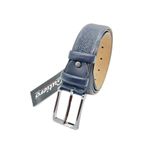 Gutiero Erkek%100 Hakiki Deri Lacivert Klasik Kemer, 130 Cm, DK-102