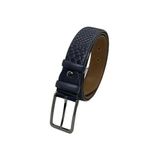 Gutiero Erkek%100 Hakiki Deri Lacivert Klasik Kemer, 130 Cm, DK-111