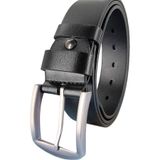 Gutiero%100 Hakiki Deri 4 cm Siyah Erkek Kemer 135 CM gutieroNM-510