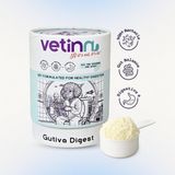 Gutiva Digest - Köpek Sindirim Sağlığı Destekleyici, Toz Form, Prebiyotik ve Probiyotik, Diyare ve Dışkı Formu Düzenleyici, Bağışıklık Desteği