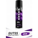 Gutss Professional Geçici Unisex Saç Boyası Sprey 150 Ml Mor Purple