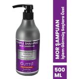 Gutto Mor Şampuan İşlem Görmüş Saçlar İçin Onarıcı Etki 500 ml Keratinli Formül