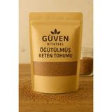 Güven Bitkisel Taze Çekilmiş Keten Tohumu | Her Sipariş Için Özenle Taze Öğütülür / Pencereli Doypack Ambalaj - 250 gr