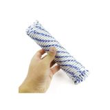 GÜVEN Dimka Iskota Halatı Renkli Mavi Beyaz 8mm 1160kg --- 30mt. Mavi Beyaz 1pk.