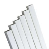 Güven Sanat 5750309 Plastik İçi Boş Beyaz 3x4 mm 50 cm 5 Adet Çıta