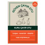 Güven Yem Çayır Otu Taze Yeşil ve Kuru Kemirgen Otu 2 kg