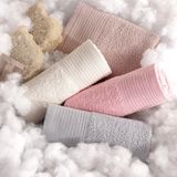 Güvenal Ada Softline 4'lü 50*90 Pamuk El Yüz Havlusu | Havlu & Havlu Seti | Havlu | Havlu Takımı | Çeyiz - Pembe - 50 x 90 cm