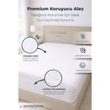 Güvenal Aquavia Kapitoneli Fitted Su Geçirmez Yatak Koruyucu Alez | Full Kenar | Tek Çift Battal Bebek Çocuk