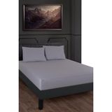 Güvenal Bianna Pamuk Saten Lastikli Çarşaf Takımı | Nevresim | Nevresim Takımı | Pamuklu Çarşaf | - Gri - 180 x 200 + 30cm
